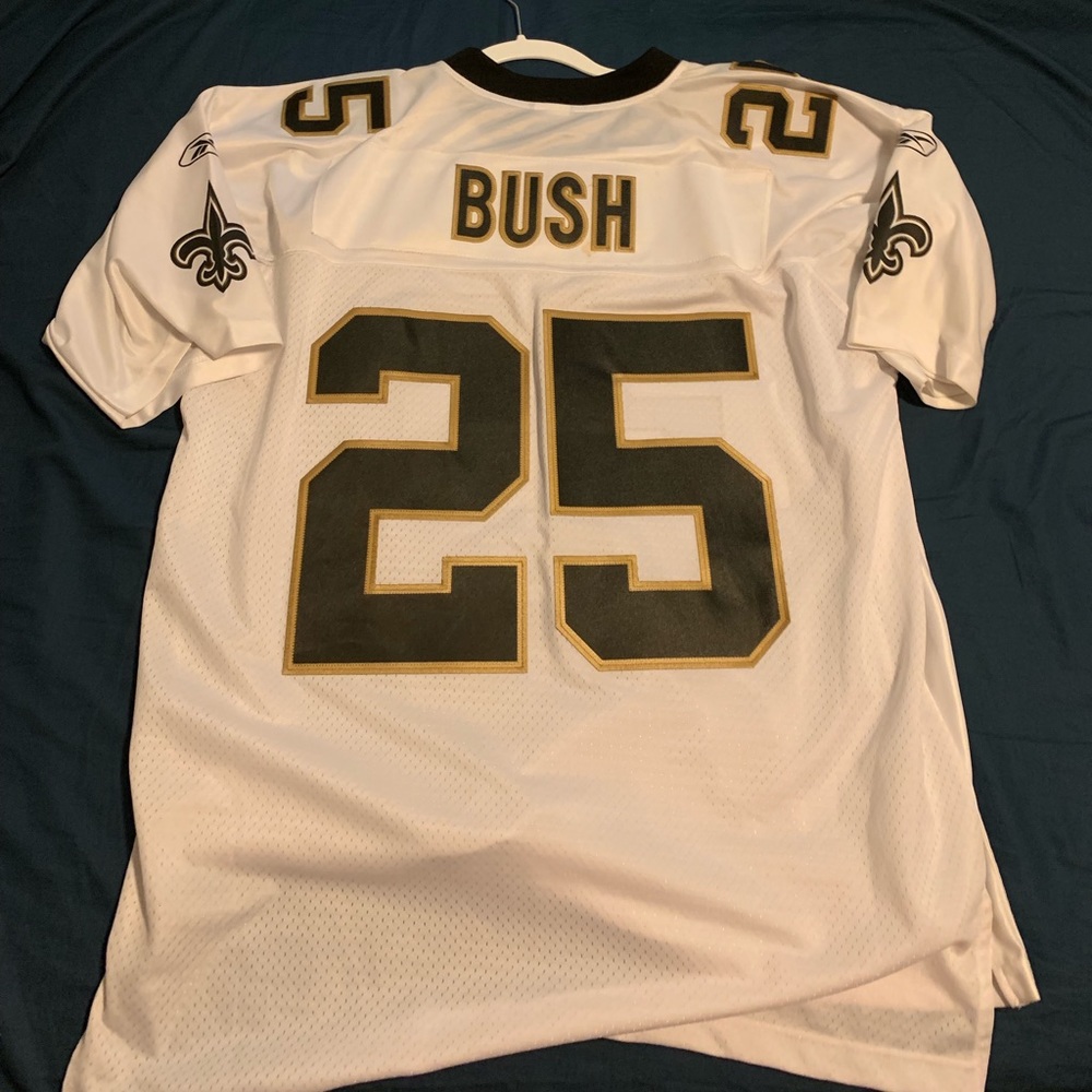 STITCHED Reggie Bush New Orleans Saints Jersey